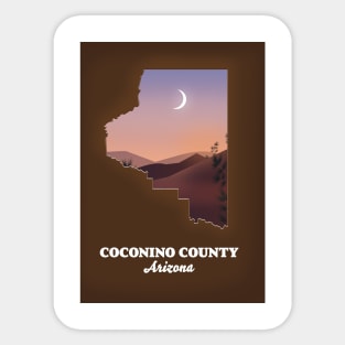 Coconino County Arizona Sticker